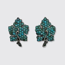 Load image into Gallery viewer, Victorian Turquoise Ivy Leaf Set