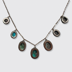 Late Victorian Turquoise Festoon Necklace