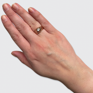 Edwardian Open-Worked Rose-Cut Diamond Ring