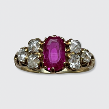 Load image into Gallery viewer, Belle Epoque Ruby &amp; Diamond Ring