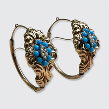 Load image into Gallery viewer, Biedemeier &#39;Schaumgold&#39; Poissarde Earrings