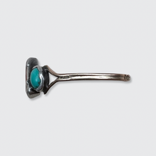 Load image into Gallery viewer, Georgian Foiled Topaz &amp; Turquoise Ring