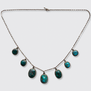 Late Victorian Turquoise Festoon Necklace