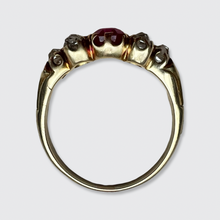 Load image into Gallery viewer, Belle Epoque Ruby &amp; Diamond Ring