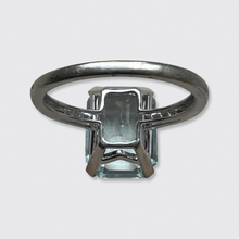 Load image into Gallery viewer, Vintage Aquamarine Ring, Mauboussin