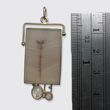 Load image into Gallery viewer, Modern Agate &amp; Moonstone Pendant