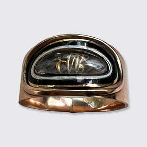 Georgian Mourning Ring 'EW', 1806