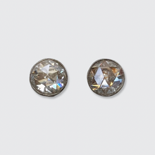 Load image into Gallery viewer, Victorian Rose-Cut Diamond Solitaire Earrings