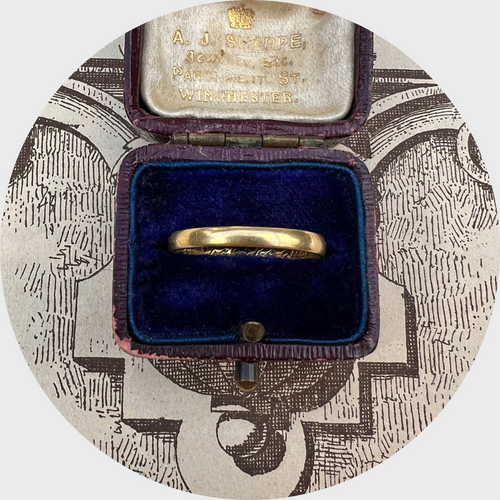 18th Century Posy Ring: 'Remember the Giver'