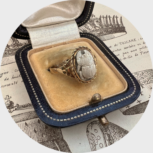 Art Deco Scarab Ring