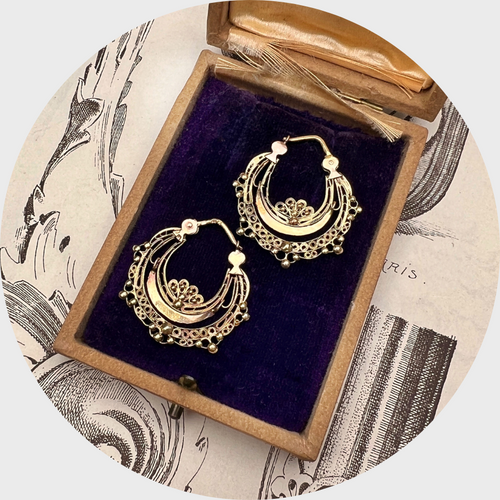 Portugese 'Arrecadas' Hoop Earrings