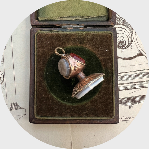 Victorian Intaglio Swivel Fob Seal