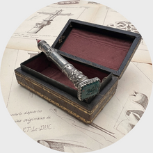 Load image into Gallery viewer, Georgian Silver Mechanical Pencil with Wax Seal