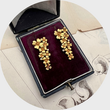 Load image into Gallery viewer, Cascading Flower Earrings, Amrapali