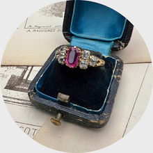 Load image into Gallery viewer, Belle Epoque Ruby &amp; Diamond Ring