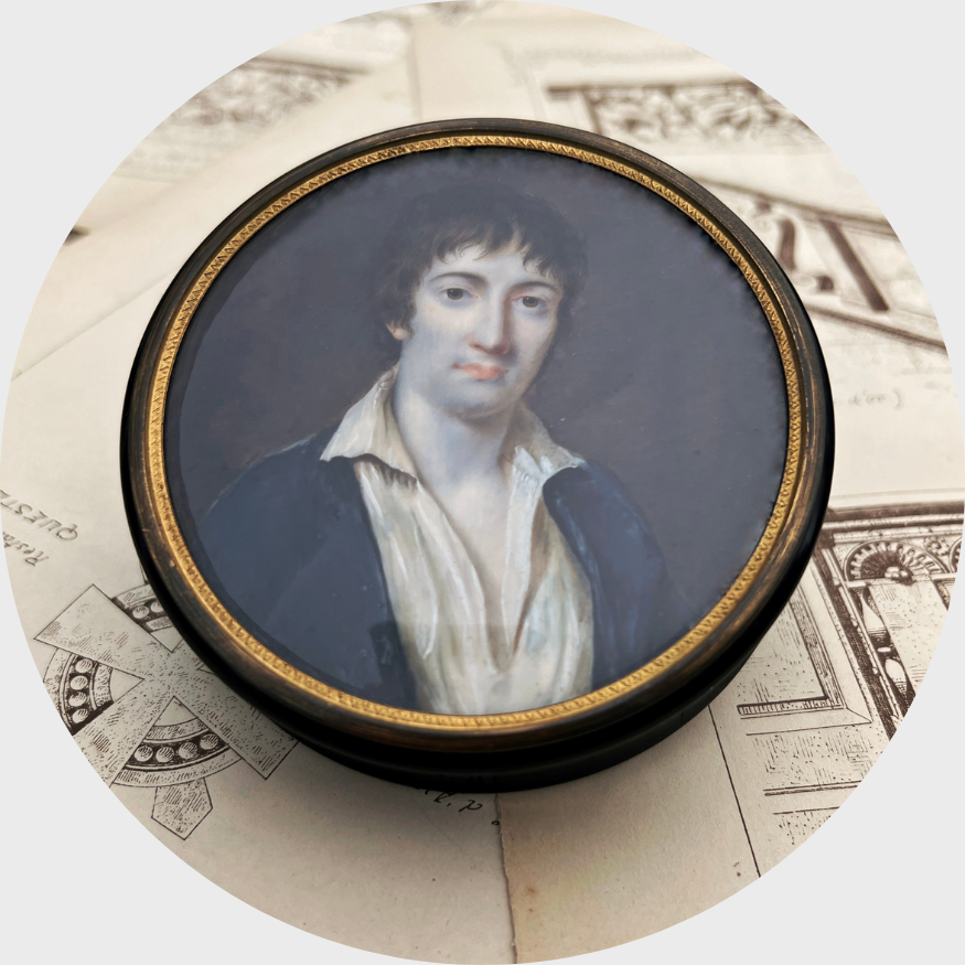 Georgian Miniature Portrait Box