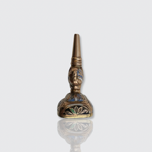 Load image into Gallery viewer, Victorian Enamel &#39;Dieu Defend Le Droit&#39; Watch Fob