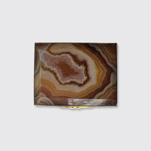 Set of Three Victorian Agate Boxes