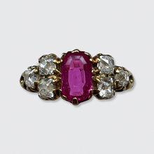 Load image into Gallery viewer, Belle Epoque Ruby &amp; Diamond Ring