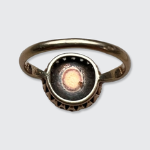 Load image into Gallery viewer, Victorian Cabochon Garnet &amp; Diamond Ring