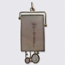 Load image into Gallery viewer, Modern Agate &amp; Moonstone Pendant