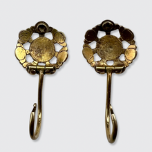 Load image into Gallery viewer, Spanish Rose-Cut Diamond Flower Earrings