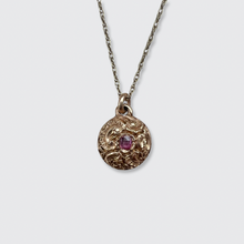 Load image into Gallery viewer, Miniature Ruby Pendant with Matching Necklace