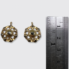 Load image into Gallery viewer, Spanish Rose-Cut Diamond Flower Earrings