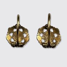 Load image into Gallery viewer, Spanish Rose-Cut Diamond Flower Earrings