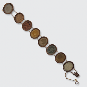 Grand Tour Lava Cameo Bracelet