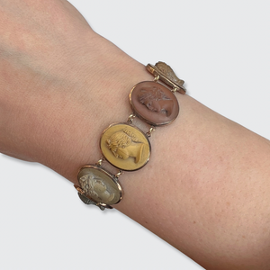 Grand Tour Lava Cameo Bracelet